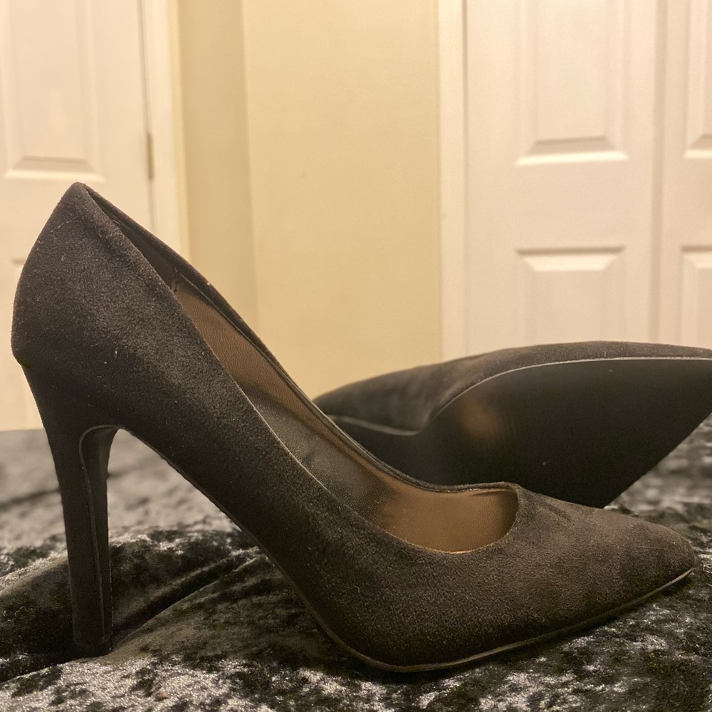Black Suede Heels
